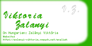 viktoria zalanyi business card
